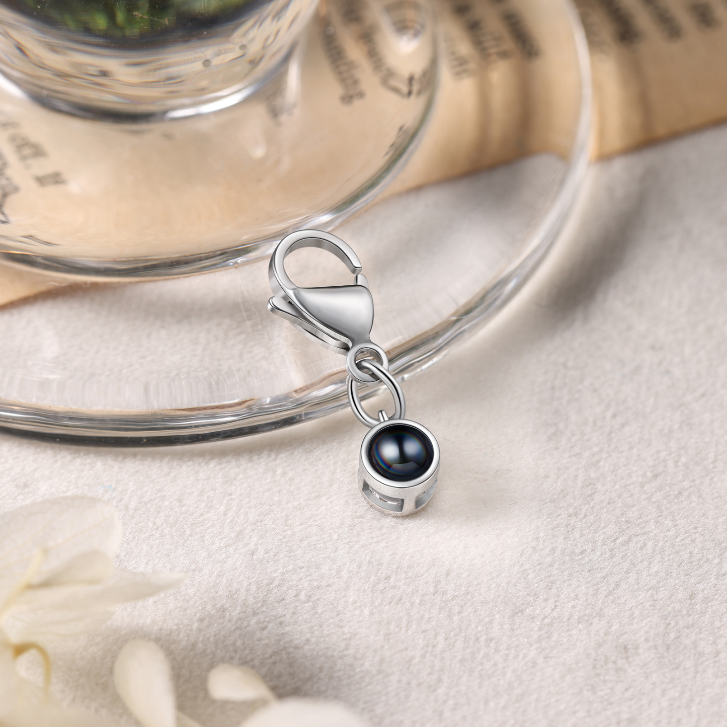 Personalised Projection Keychain Custom Photo Keyring Gift For Family/Friend/Couple-Jessemade AU