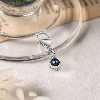 Personalised Projection Keychain Custom Photo Keyring Gift For Family/Friend/Couple-Jessemade AU