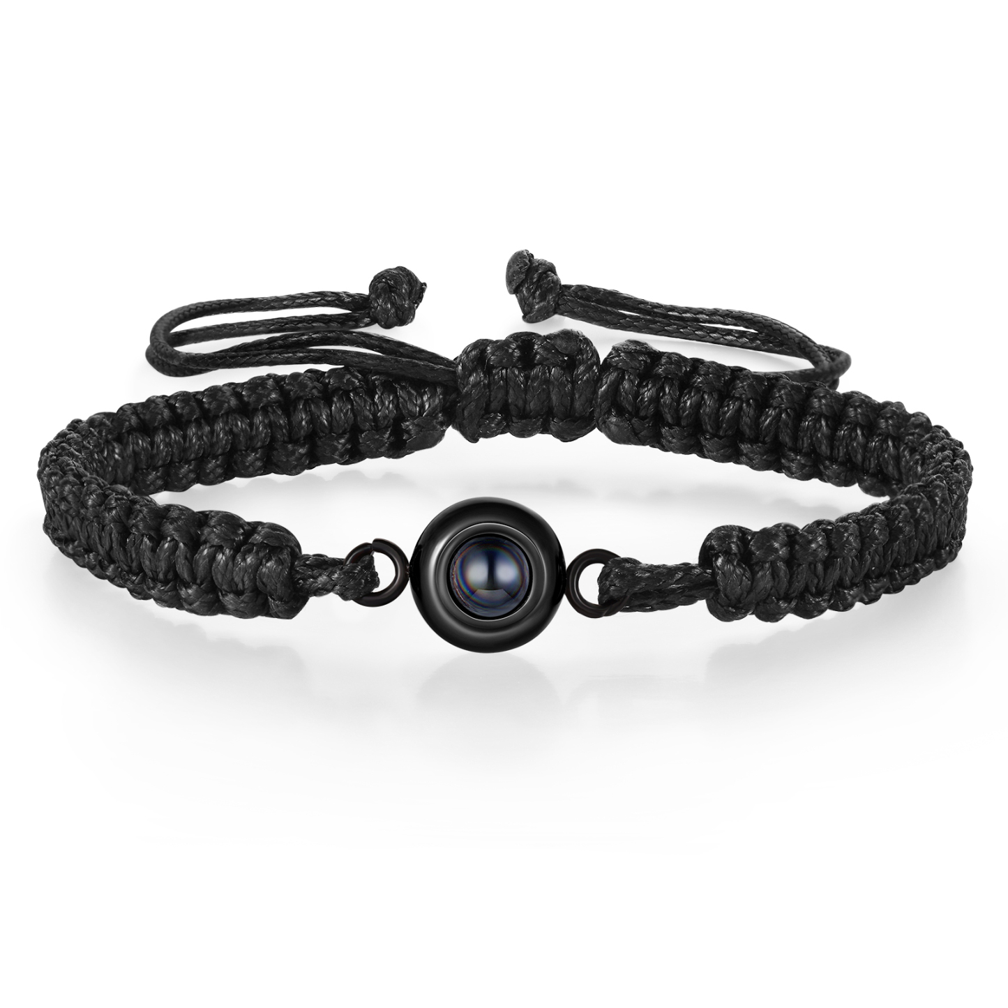 Personalised Projection Weave Bracelet Custom Black & White Photo Bracelet Adjustable Bracelet Personalised Gift for Couples-Jessemade AU