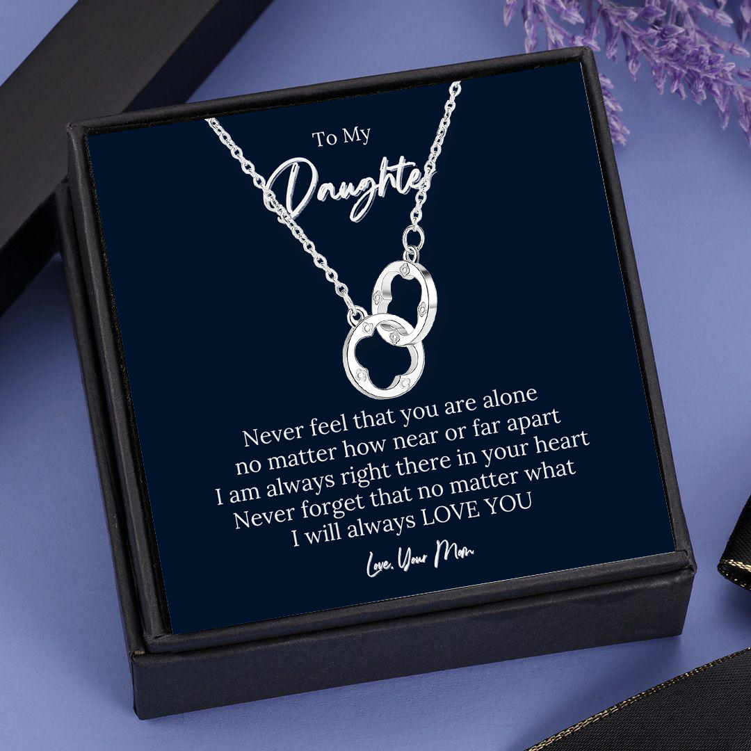 Personalised Double Round Link Necklace Gift For Her-Jessemade AU