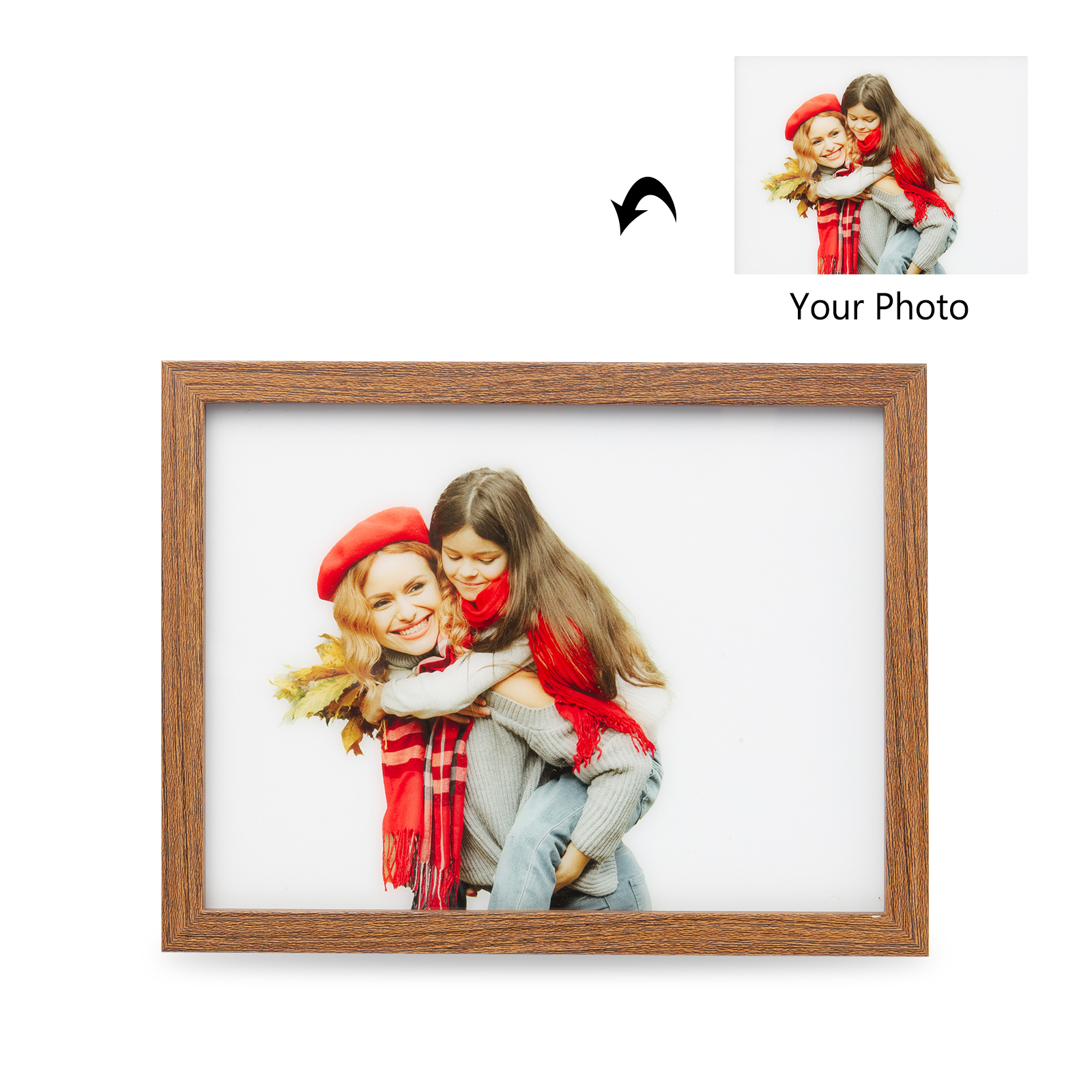 Personalised Photo Frame Night Light Changeable Colour Lamp Home Decor Personalised Gifts for Family Friends-Jessemade AU