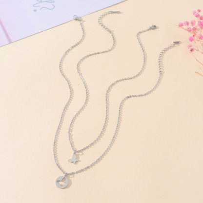 Necklaces for Women Dainty Teen Butterfly Necklaces Size Adjustable for Mother and Daughter-Jessemade AU