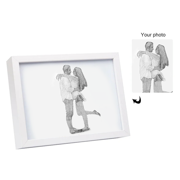 Personalised Photo Frame Night Light Changeable Colour Lamp Home Decor Personalised Gifts for Family Friends-Jessemade AU