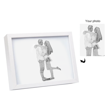 Personalised Photo Frame Night Light Changeable Colour Lamp Home Decor Personalised Gifts for Family Friends-Jessemade AU