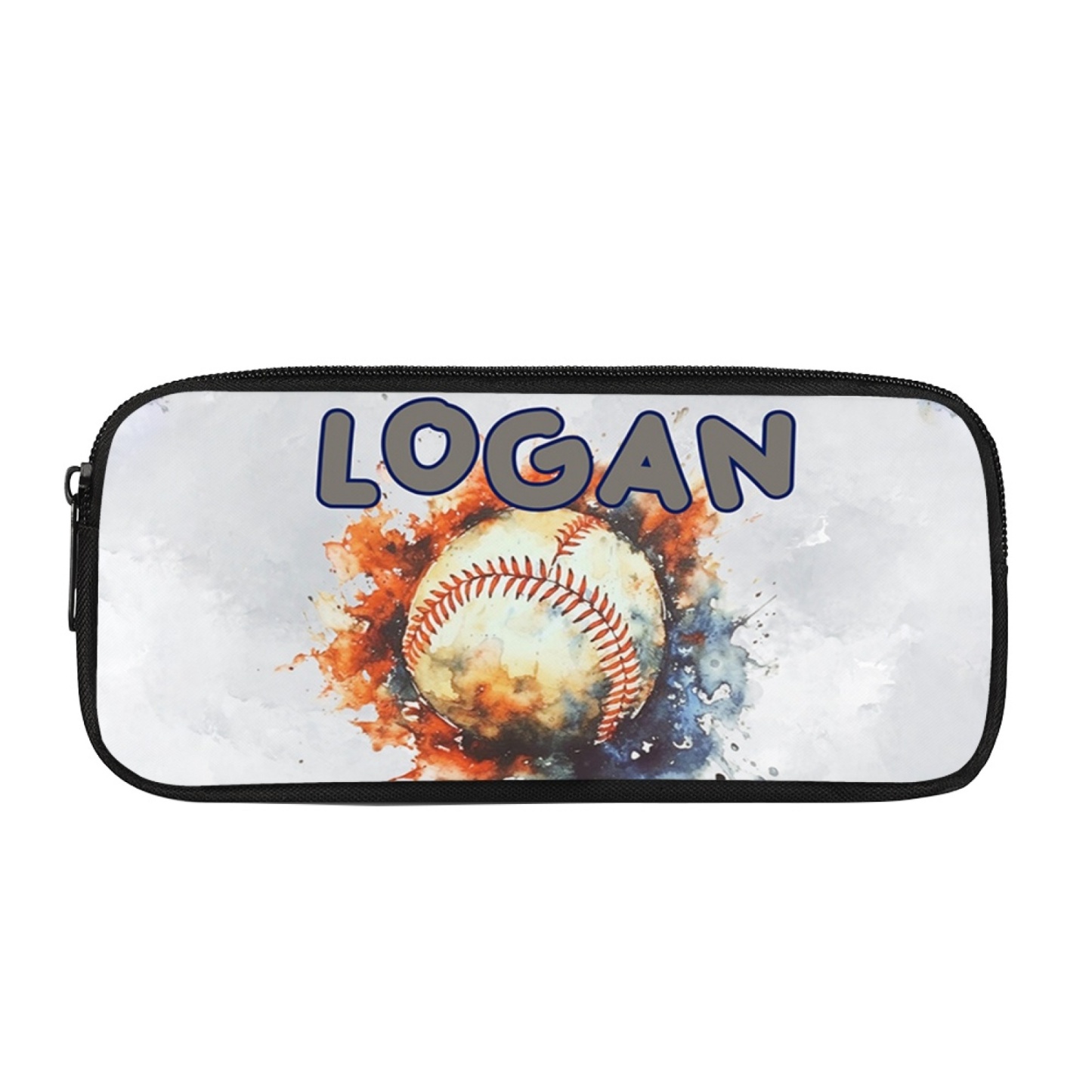 Personalised  Name Pencil Case Tennis ball Pen Bag Zipper Back to School Gifts for Student-Jessemade AU
