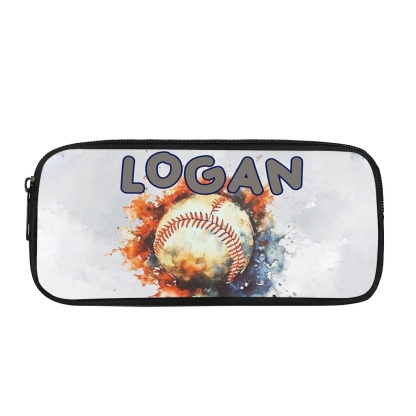 Personalised  Name Pencil Case Tennis ball Pen Bag Zipper Back to School Gifts for Student-Jessemade AU