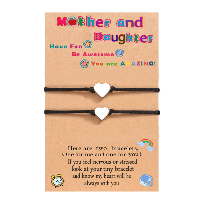 Women Bracelet Dainty Teen Heart Bracelet Back To School Adjustable Bracelet for Girls-Jessemade AU