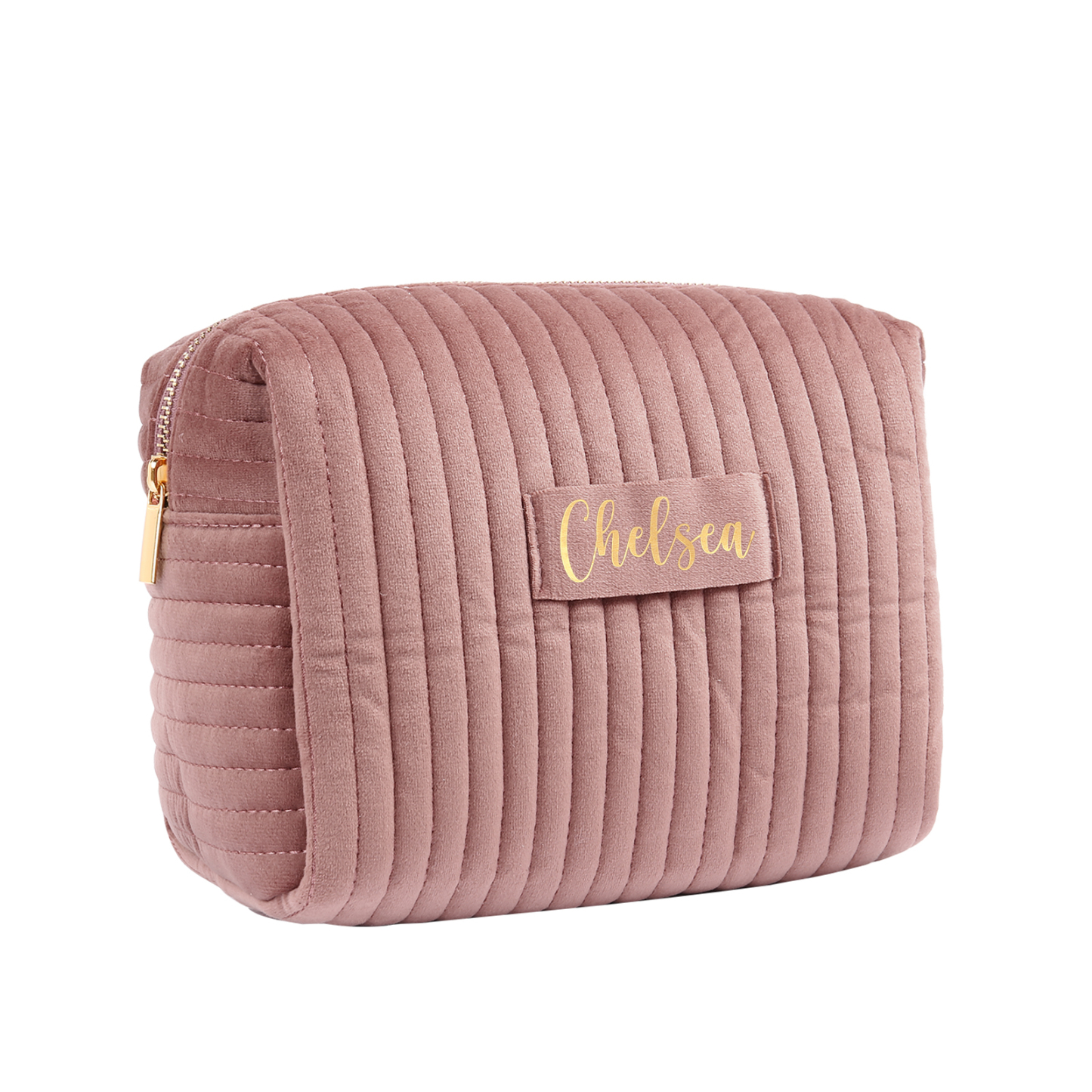 Personalised Name Cosmetic Bag Zipper Makeup Bag Jewelry Storage Bag Gifts for Her-Jessemade AU