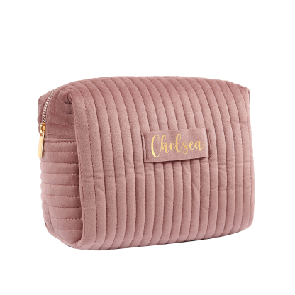 Personalised Name Cosmetic Bag Zipper Makeup Bag Jewelry Storage Bag Gifts for Her-Jessemade AU