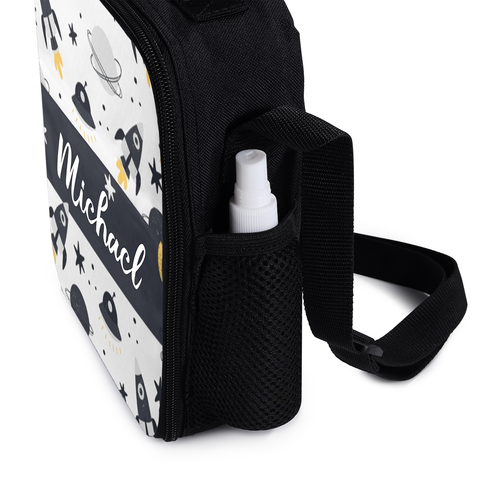 Custom Name Lunch Bag Personalised Rocket Lunch Box  Gifts for Kids-Jessemade AU