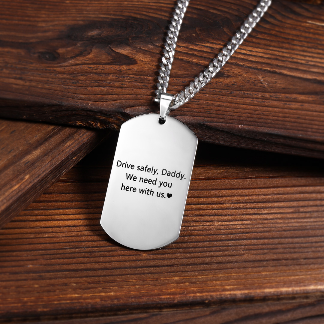 Personalised Photo Necklace Customised Cuba's Necklace Gifts For Him-Jessemade AU