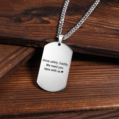 Personalised Photo Necklace Customised Cuba's Necklace Gifts For Him-Jessemade AU