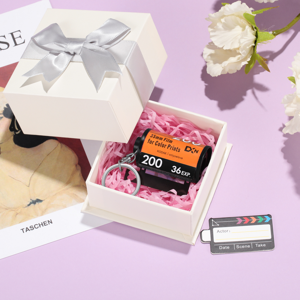 Personalised Film Camera Roll Keychain Custom 10 photos Keychain Gifts For Her-Jessemade AU