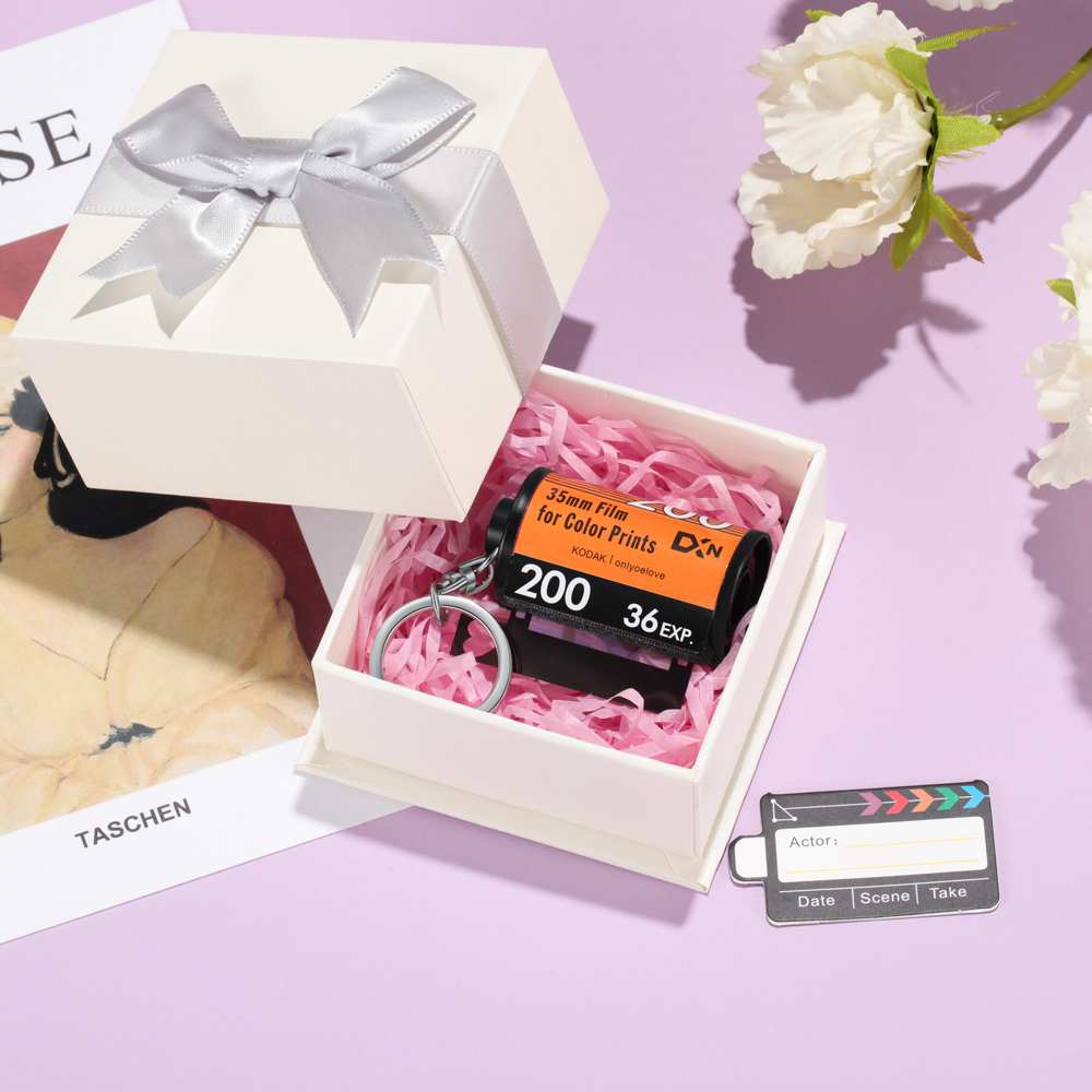 Personalised Film Camera Roll Keychain Custom 10 photos Keychain Gifts For Her-Jessemade AU