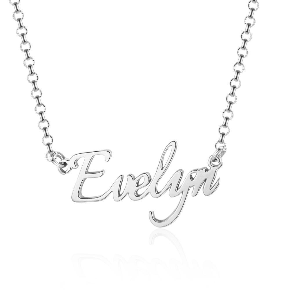 Personalised Necklace Custom 1 Name Necklace Gift For Her-Jessemade AU