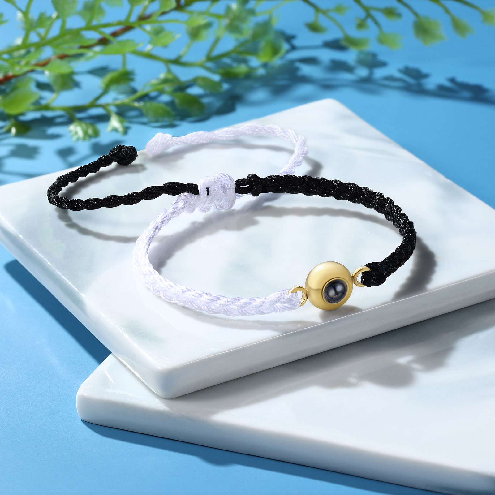 Personalised Projection Bracelet Customised Photo Bracelet Adjustable Bracelet Gift for Couples/Family/Friends-Jessemade AU