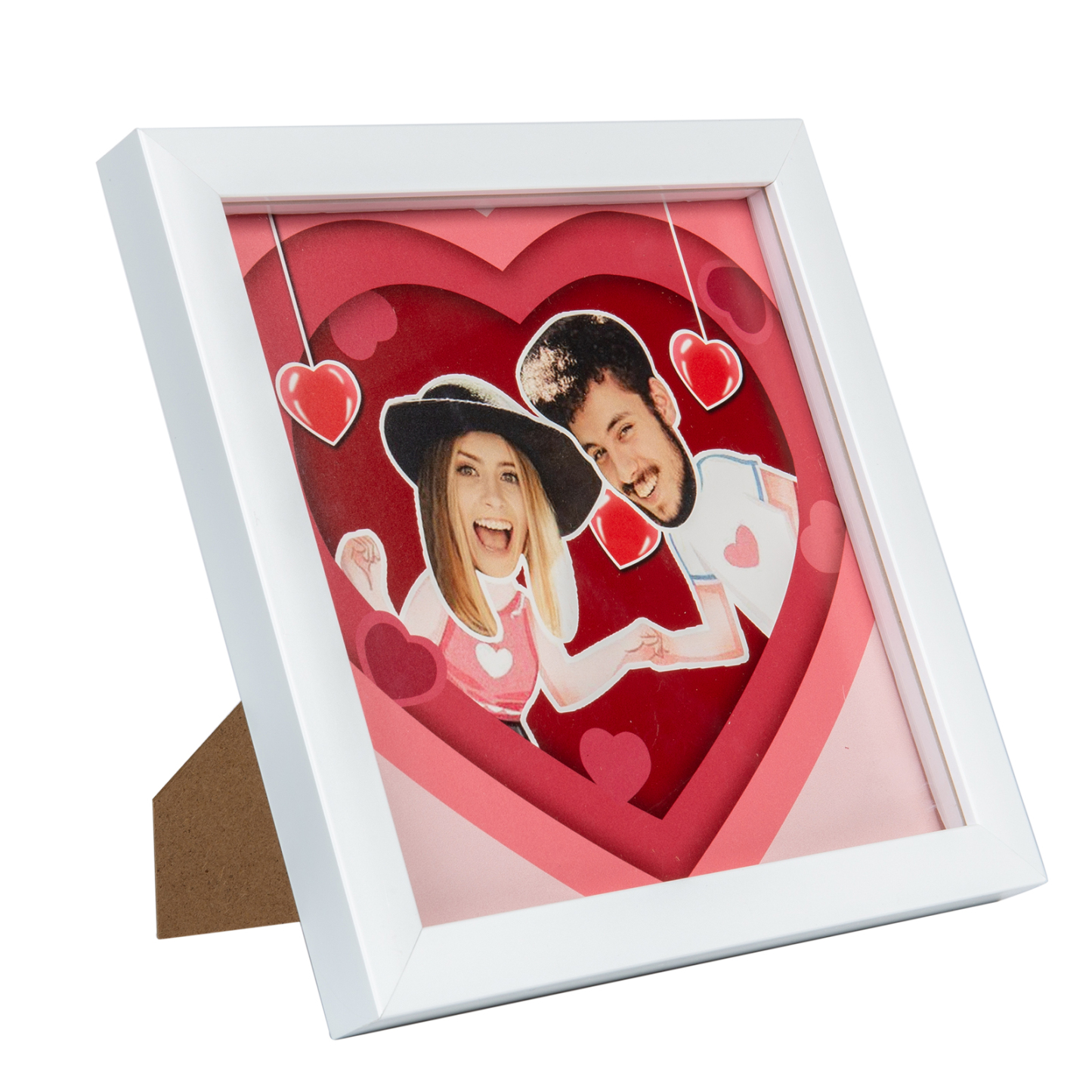 Personalised Couple Stereo Photo Frame-Jessemade AU