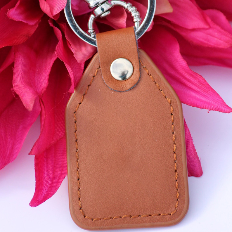 Personalised Leather Keychain Custom Photo Gifts For Her-Jessemade AU