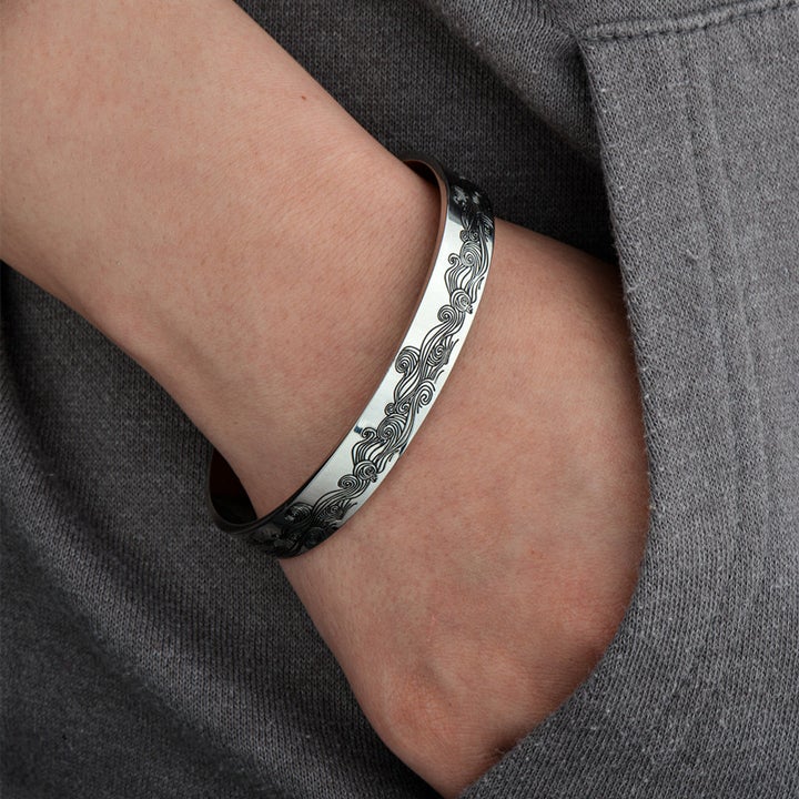 To My Girl, Whenever you feel overwhelmed, Cuff Bangle Bracelet Gifts For Her-Jessemade AU