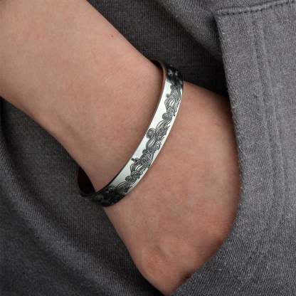 To My Girl, Whenever you feel overwhelmed, Cuff Bangle Bracelet Gifts For Her-Jessemade AU