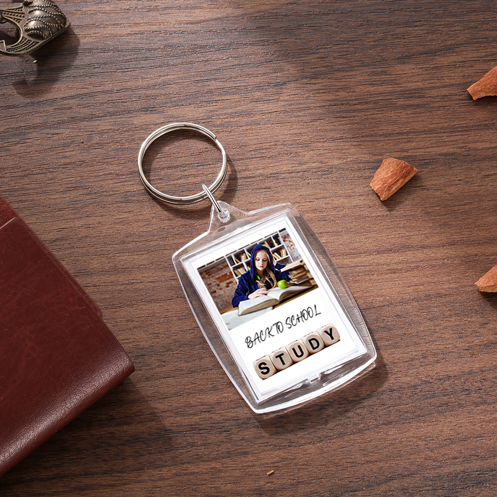 Back To School-Personalised Photo Keychain Gifts For Kids-Jessemade AU