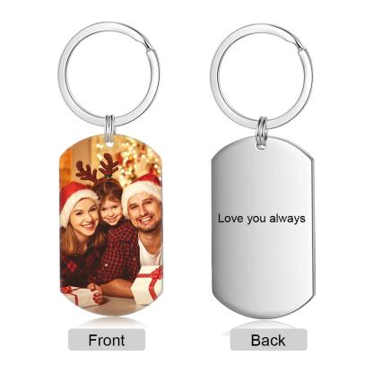 Personalised Keychain Engraved Photo Keychain Gifts For Her-Jessemade AU