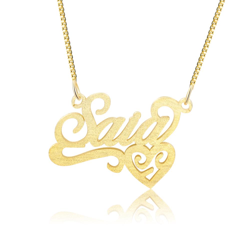 Personalised Necklace Custom 1 Name Necklace Gift For Women-Jessemade AU