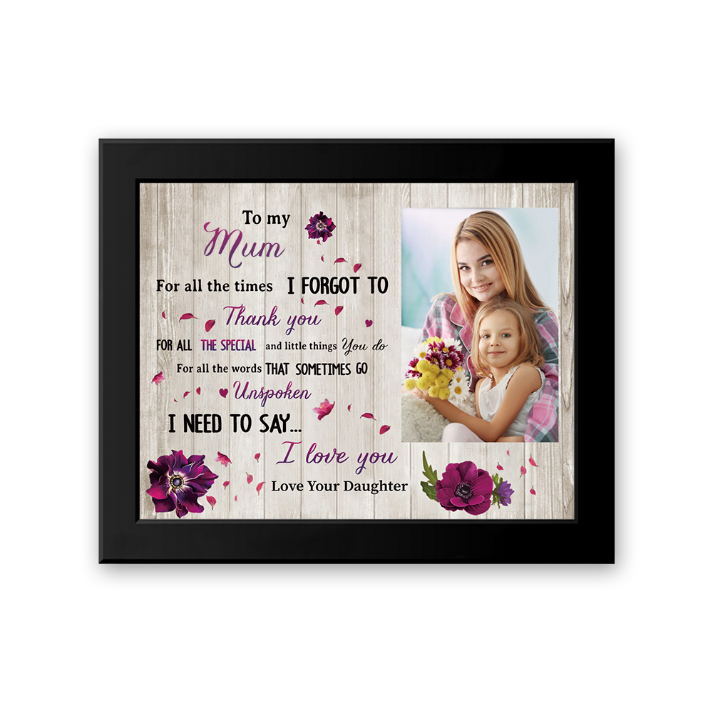 To My Mum Personalised Photo Frame With Light Gifts For Mother “I NEED TO SAY... I love you”-Jessemade AU