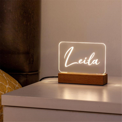 Personalised Baby Name Night Light-Jessemade AU