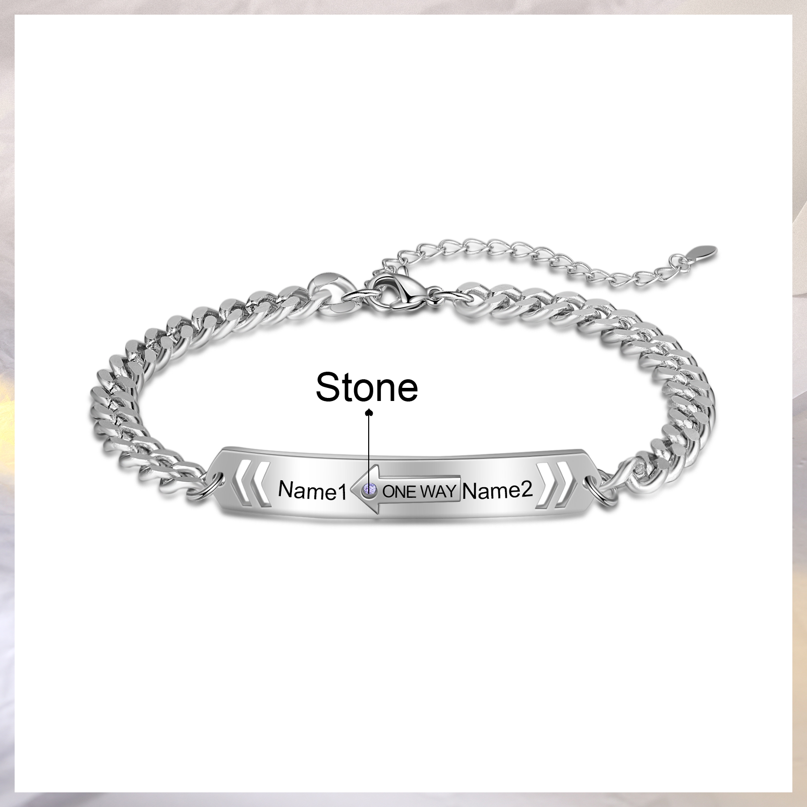 Personalised Matching Braided Couple Bracelets Custom Names Bracelets Valentine's Day Gifts for Couple-Jessemade AU