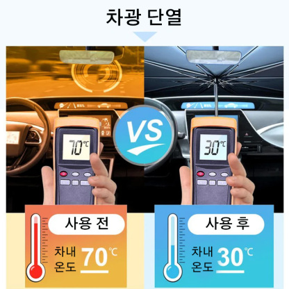 신세대 차량용 신축식 우산 오픈형 혁신 버전 주차 번호표 햇빛가리개