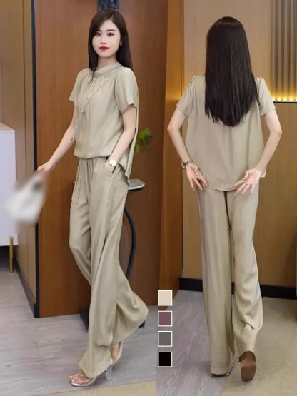 텐셀 캐주얼 슬림핏 상하세트