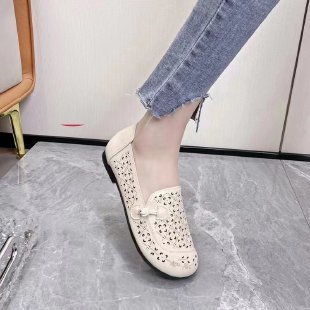 여성 소프트 가죽 로퍼 