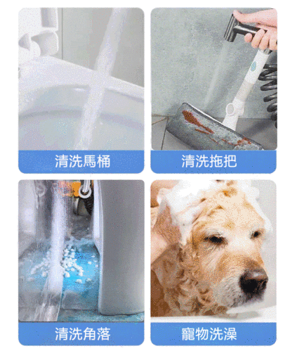 馬桶伴侶一進二出高壓噴槍