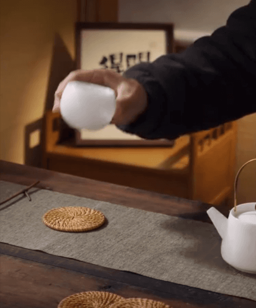 羊脂玉薄胎白瓷茶杯