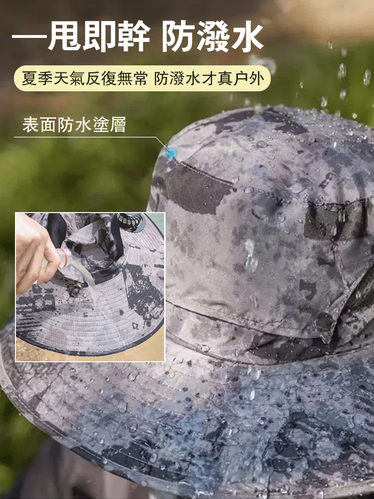 SL-太陽能款雙風扇漁夫帽