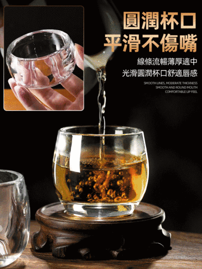 加厚無鉛高檔水晶扳指杯