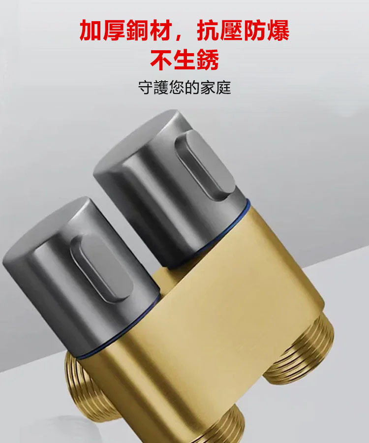 馬桶伴侶一進二出高壓噴槍