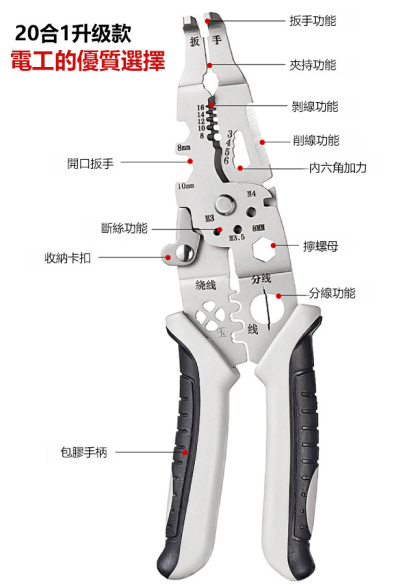 扳手剝線鉗