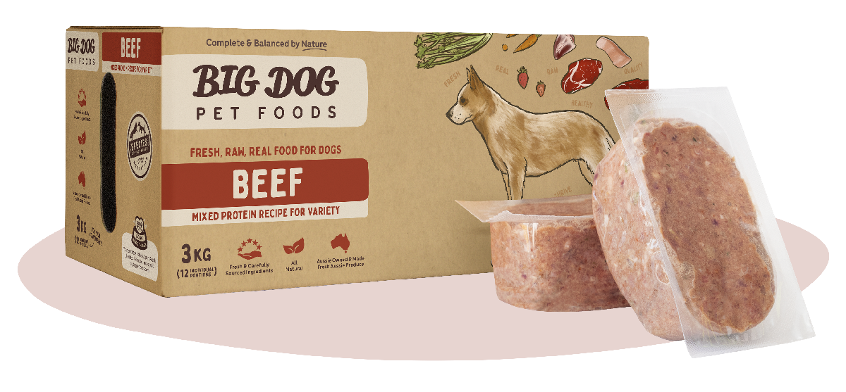 BIG DOG Beef Raw Dog Food-Peti