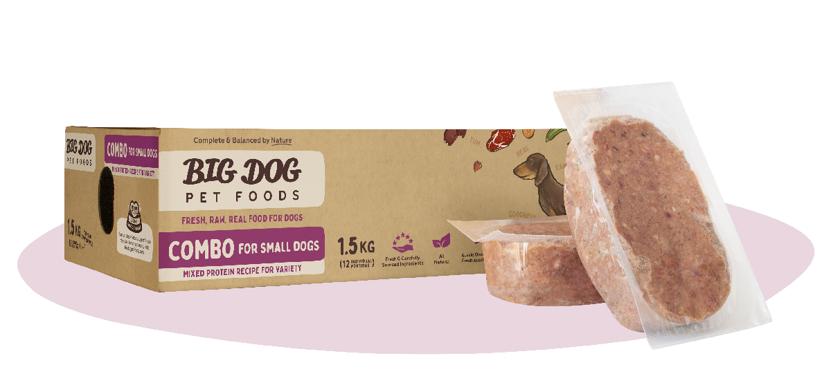 BIG DOG Combo Raw Dog Food for Small Dogs-Peti
