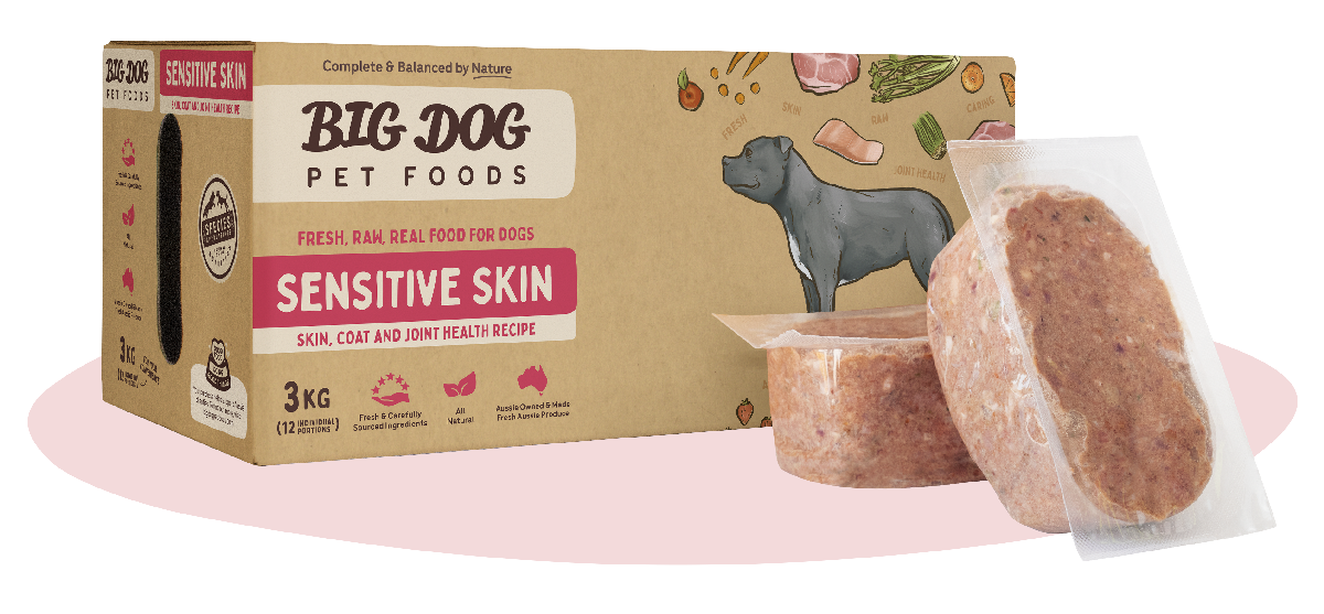 BIG DOG Sensitive Skin Raw Diet for Skin Health and Arthritis-Peti