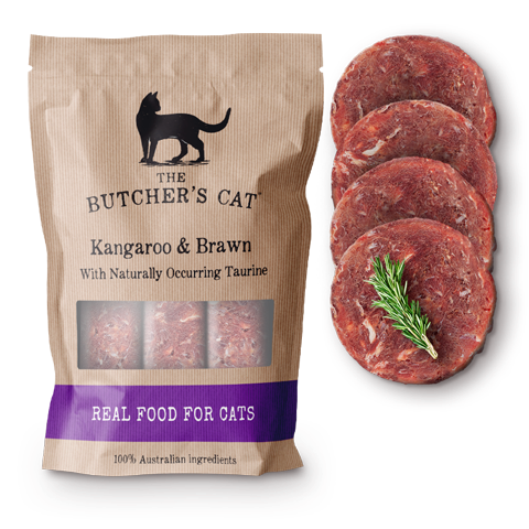 The Butcher's Cat Kangaroo&Brawn Raw 600g-Peti