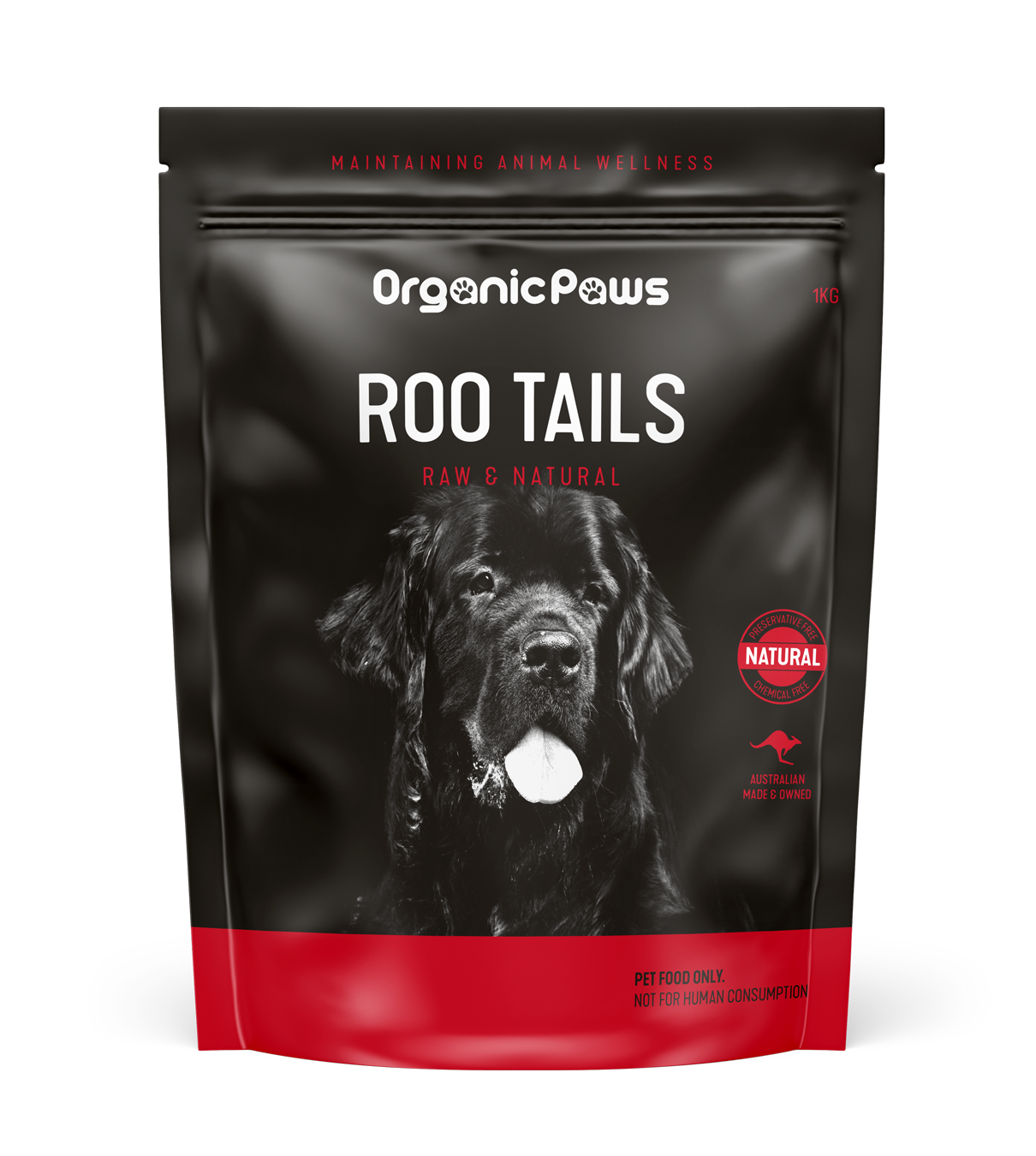 OrganicPaws Roo Tails 1kg-Peti