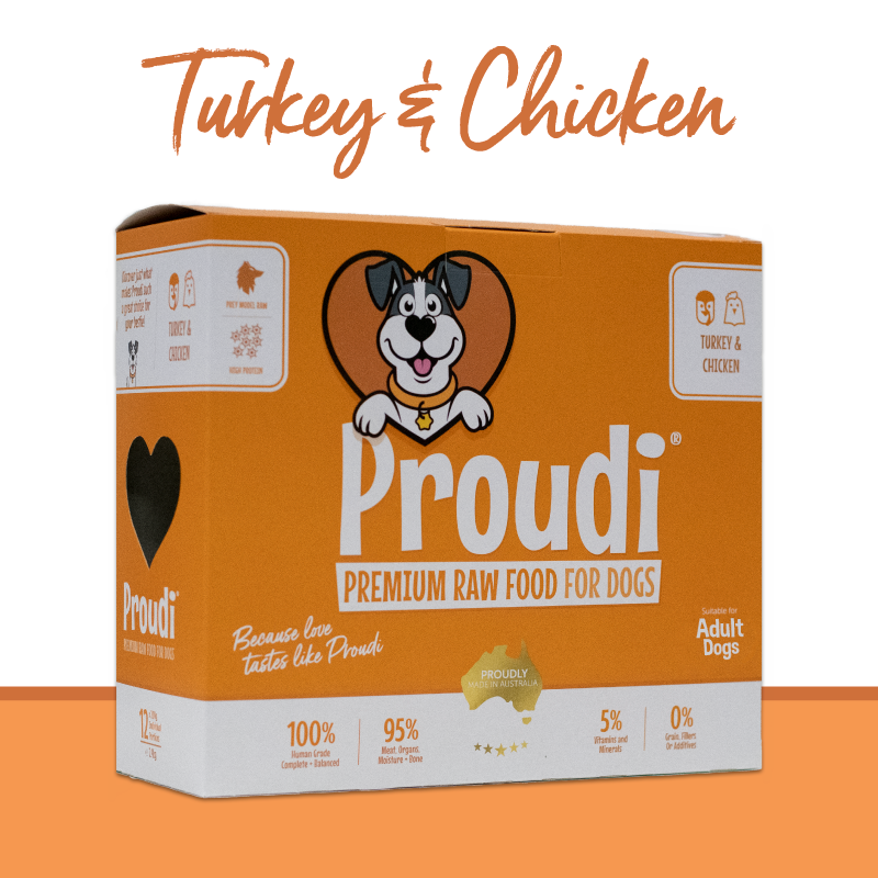 Proudi Perfect Raw Dog Food  Turkey&Chicken-Peti