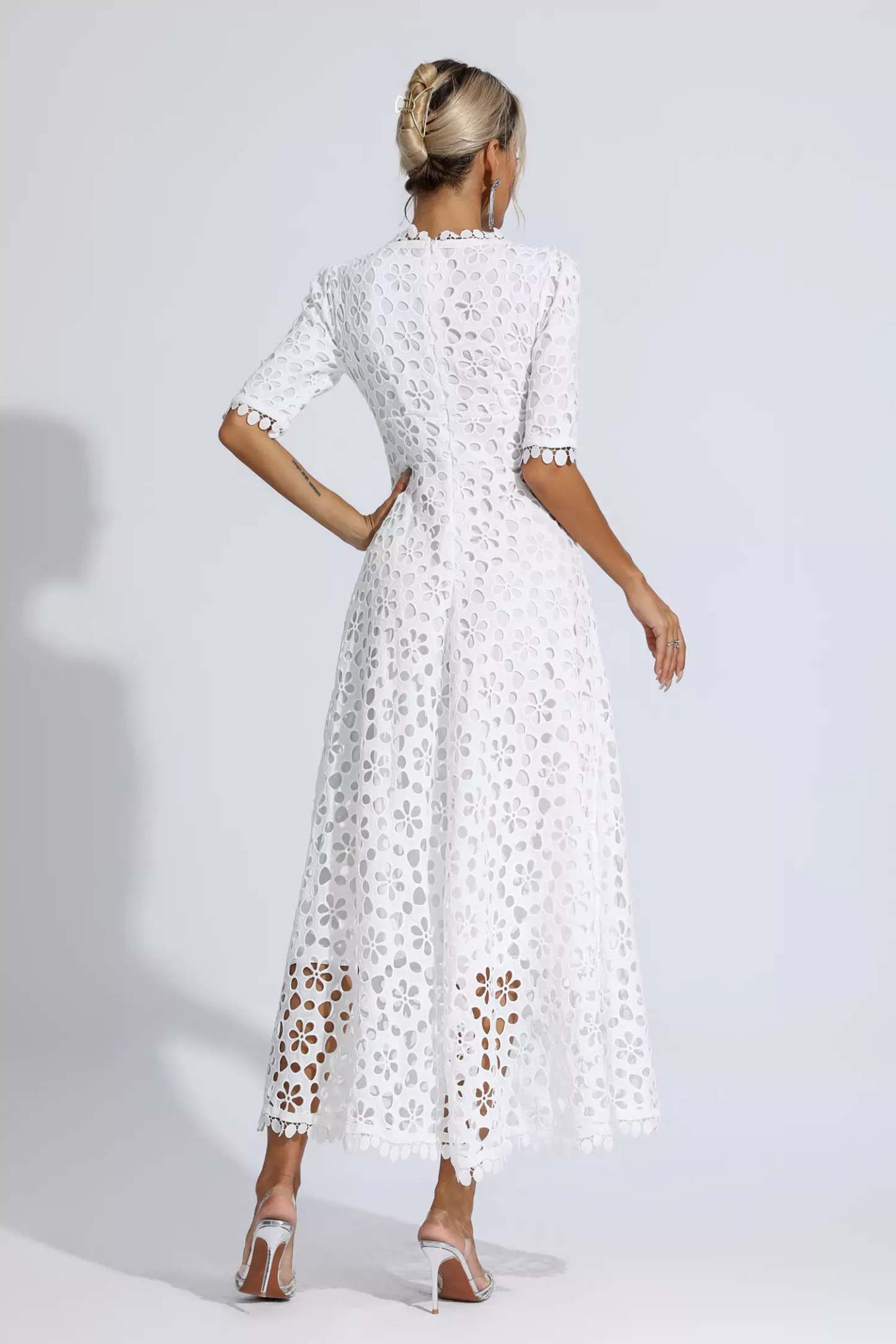Fanny White Cutout Maxi Dress