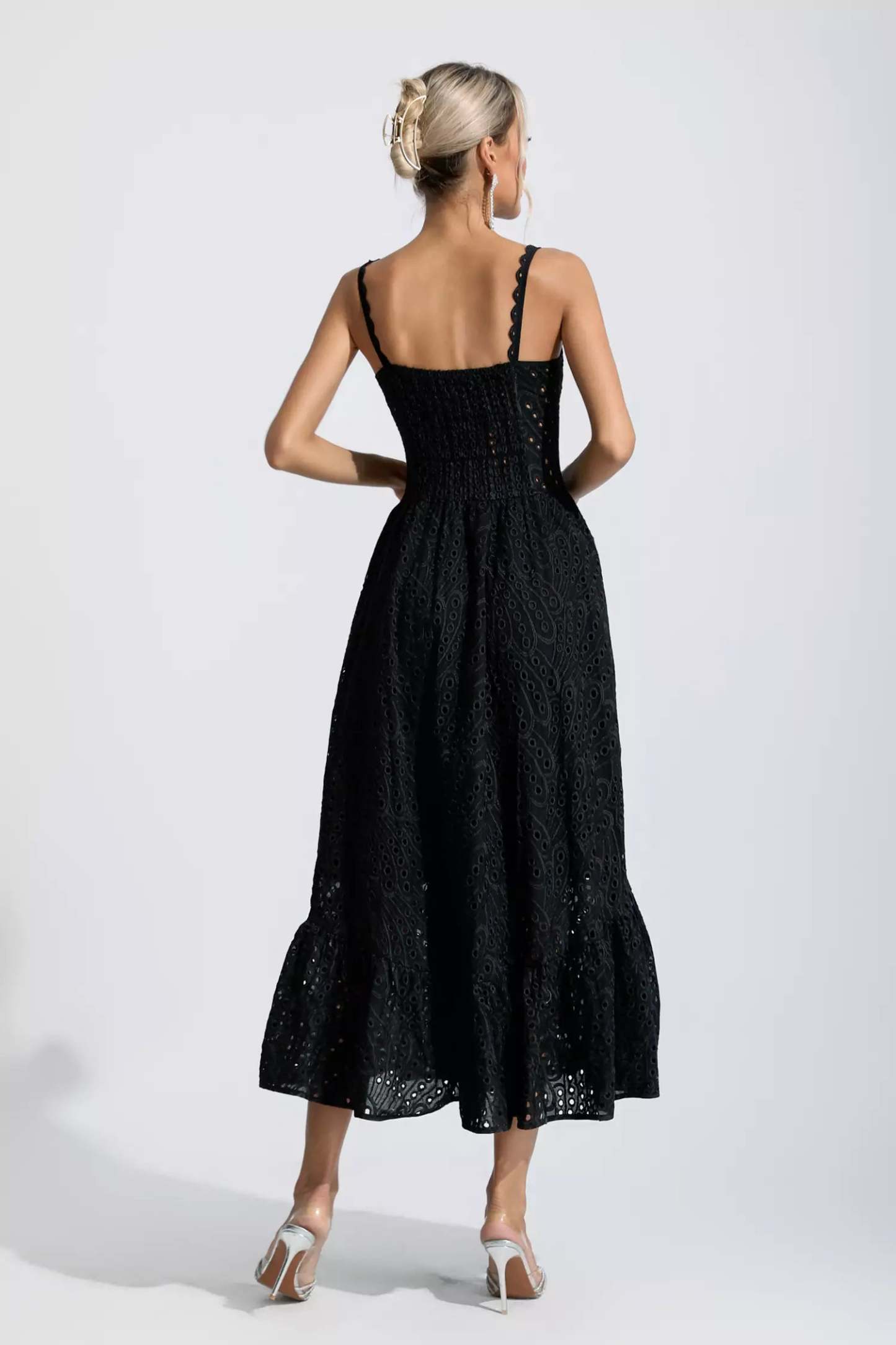 Reade Black Printed Maxi Dress