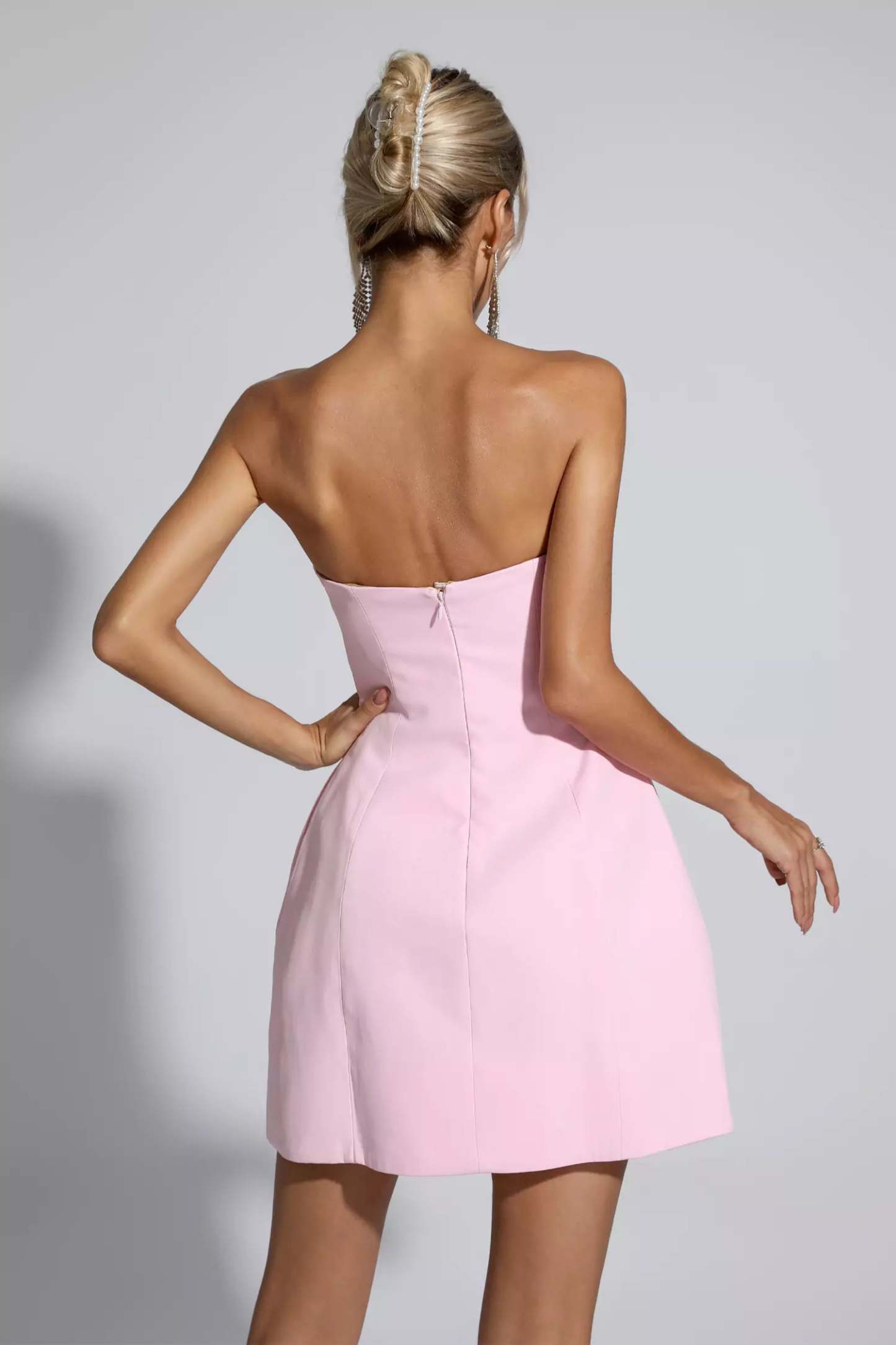 Johnny Pink Floral Mini Dress