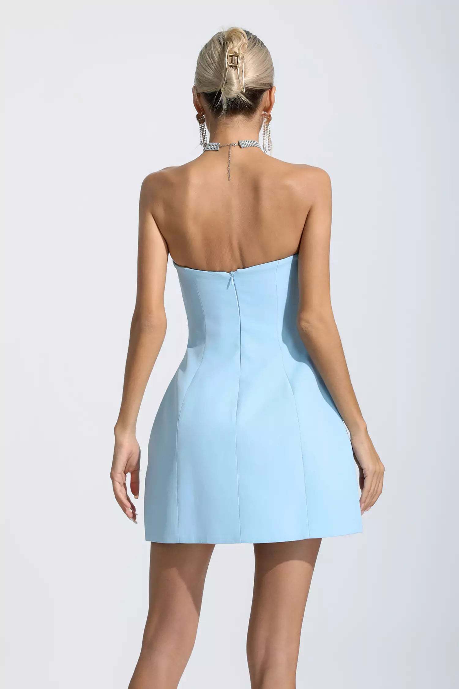 Johnny Blue Floral Mini Dress