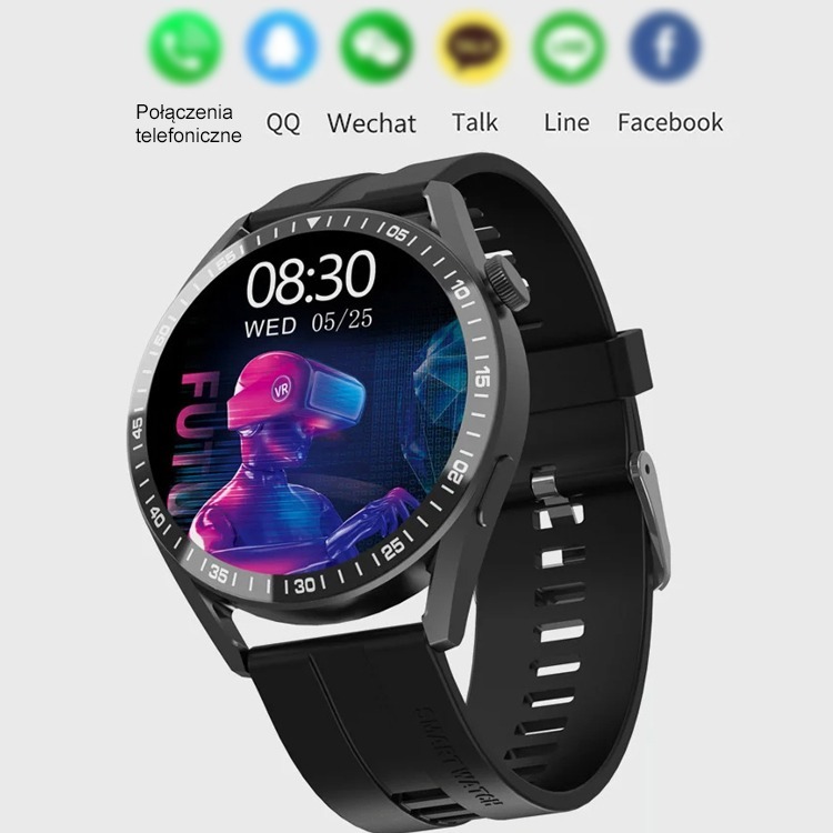 【🔥🔥🔥Polecane ulubione produkty】Zegarek Bluetooth z czujnikiem tętna